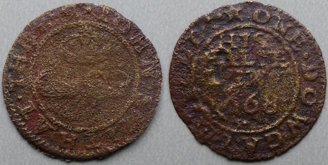 Dowgate Hill, John Smith 1668 halfpenny